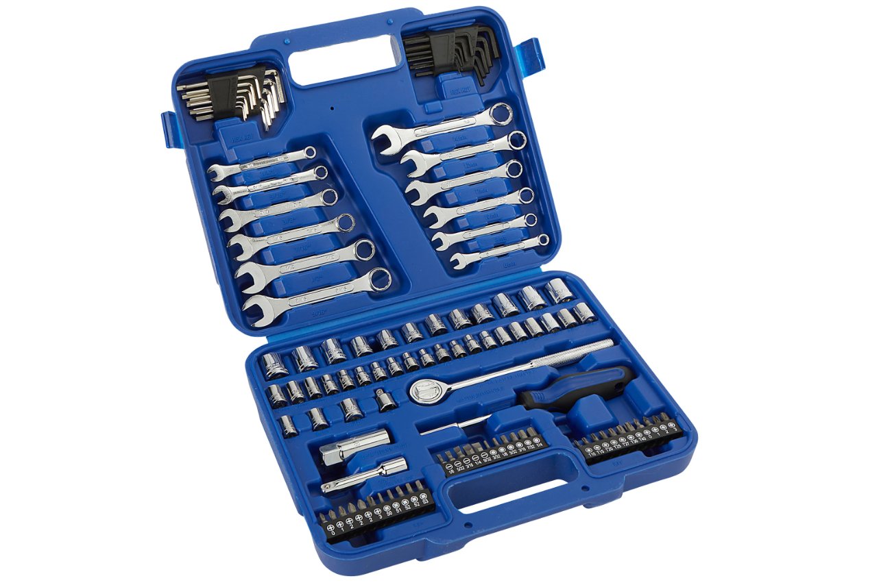 113 Piece 1/4-Inch and 3/8-Inch Mechanics Tool Set - MK Sauder Surplus