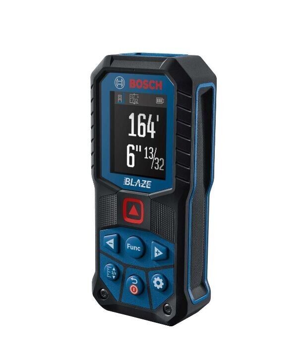 Bosch 2.1 in. L X 1.2 in. W Laser Measure 165 ft. Black/Blue - GLM165-22 - MK Sauder Surplus