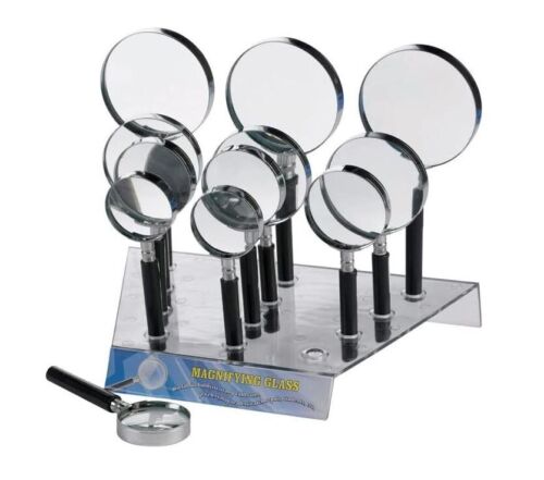 Diamond Visions MA-01 Ultra Bright 5X Compact Magnifying Glass (Pack of 12) - MK Sauder Surplus