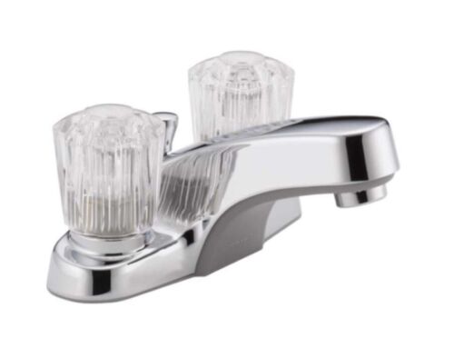 Peerless Lavatory Faucet Low Lead Two Handle 1.5 Gpm 4 " Centers Chrome Finish - MK Sauder Surplus